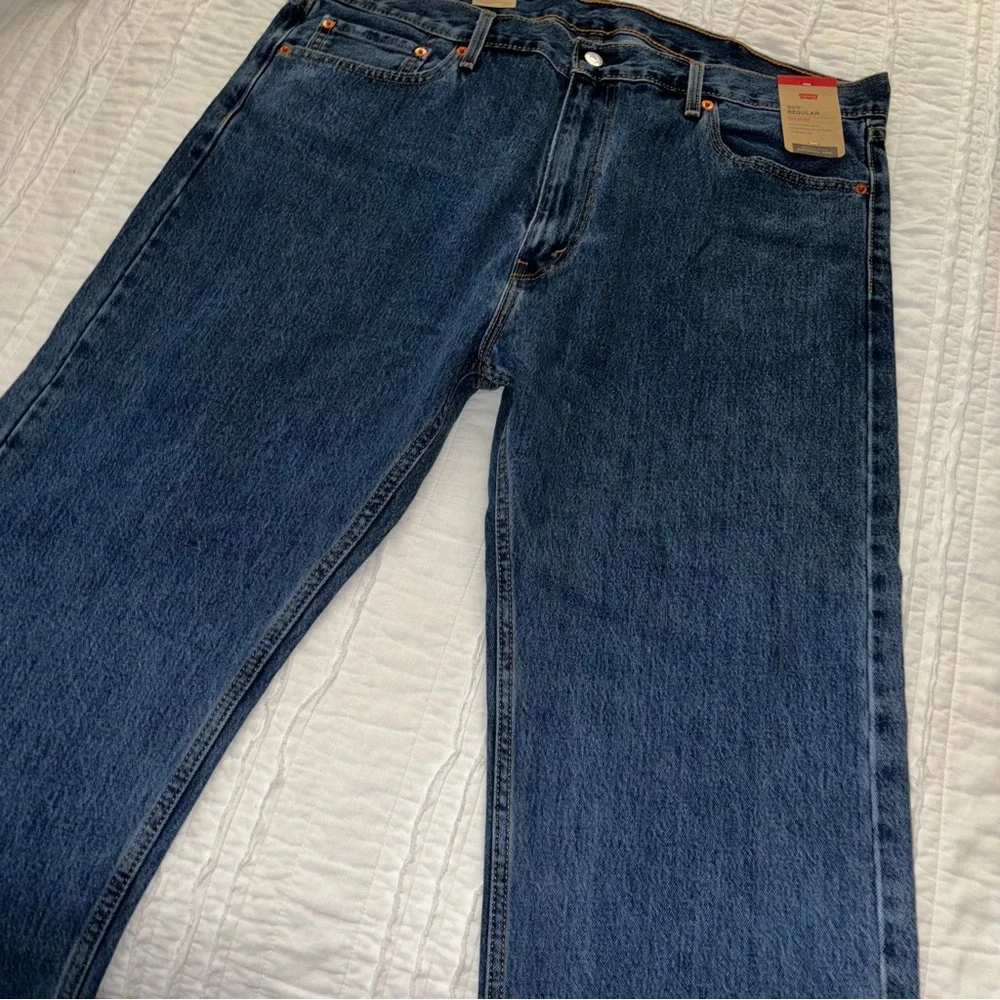 NWT Levi’s 505 men’s jeans 42x30 dark wash
